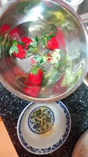Make Strawberry rolls step 1