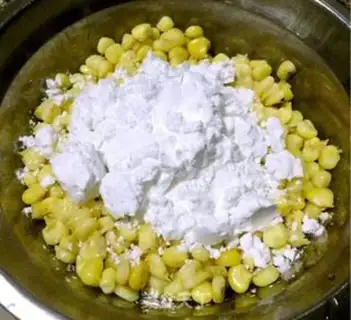 Make Pretzels of corn step 1