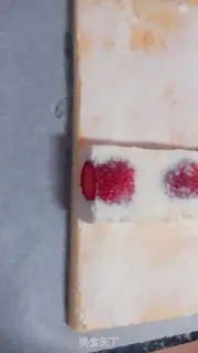 Make Strawberry rolls step 24