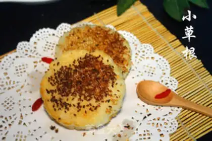 Make Sesame rice cake step 8