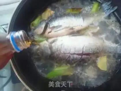 Make Milk soup and fish radish step 12