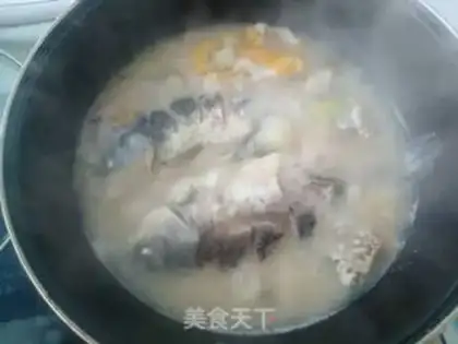 Make Milk soup and fish radish step 13