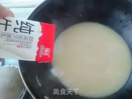 Make Milk soup and fish radish step 15