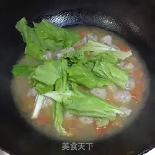 Make Tomato fishball soup step 3