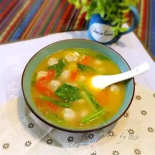 Make Tomato fishball soup step 4