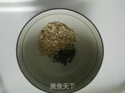 Make A walnut sesame odor step 1