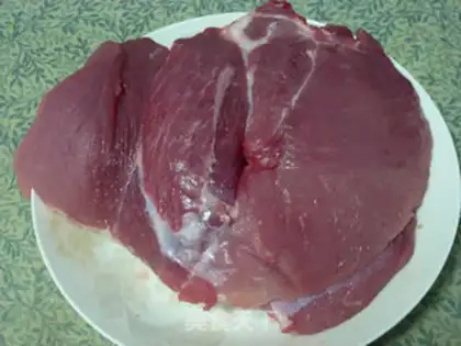 Make Home-based manual meat round step 0
