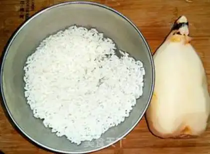 Make ♪ Snowy red sugar rice ♪ step 0