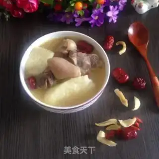 Make Weishan medicine for lamb soup step 9