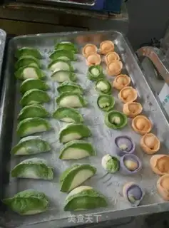 Make Rainbow dumplings step 3