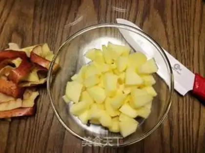 Make Fruit oatmeal milk pudding step 2