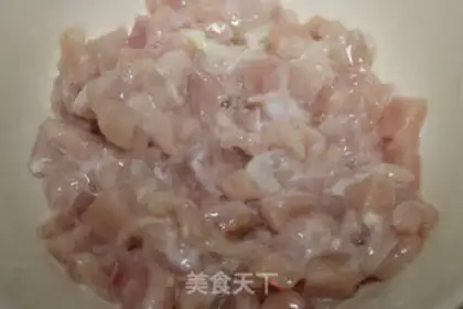 Make Lotus chicken step 1