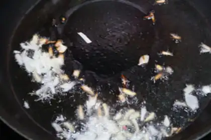 Make Lotus chicken step 3