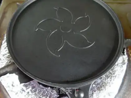 Make Vanilla omelet vegetable oil step 8