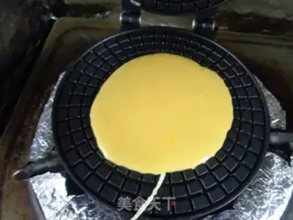 Make Vanilla omelet vegetable oil step 9