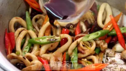 Make Spicy squid step 12