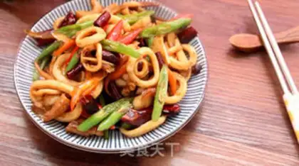 Make Spicy squid step 13