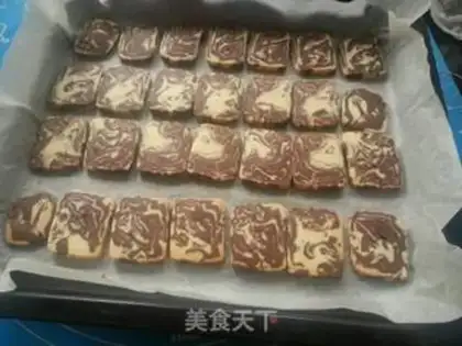 Make Marble cookies step 7