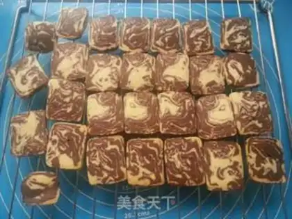 Make Marble cookies step 8