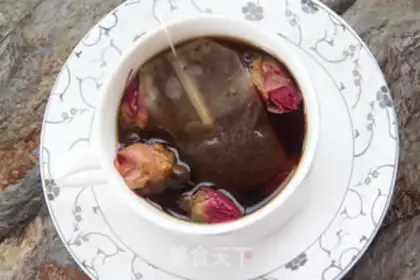 Make Rose milk tea step 0