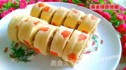 Make The meat pine potato cake roll step 10