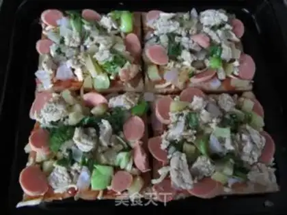 Make Souffle toast pizza step 7