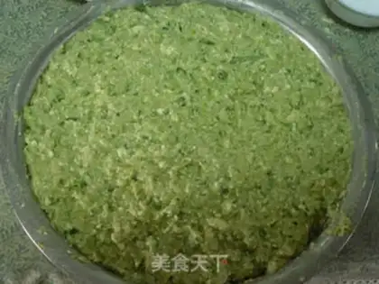Make Green Beanballs from the Yellow River step 3