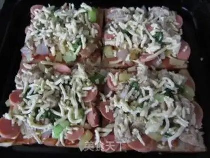 Make Souffle toast pizza step 8