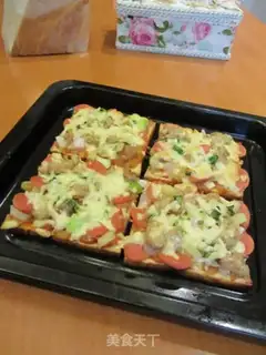 Make Souffle toast pizza step 10