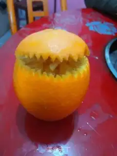 Make Orange steamed eggs step 2