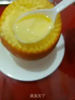 Make Orange steamed eggs step 10