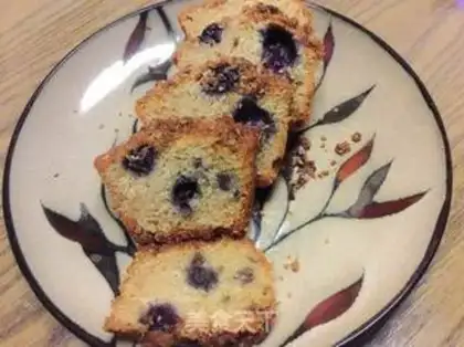 Make Crackers, blueberry cake step 12