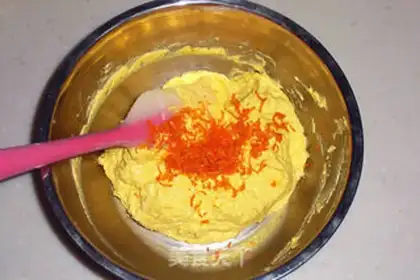 Make Orange pound cake step 5