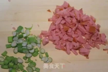Make Sesame hamcake step 0