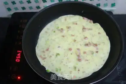 Make Sesame hamcake step 6