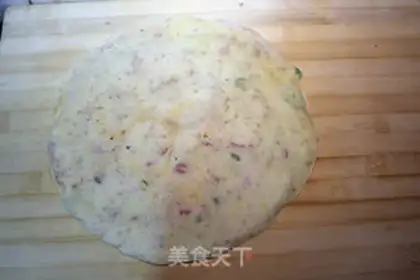 Make Sesame hamcake step 7