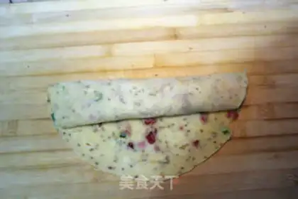 Make Sesame hamcake step 8