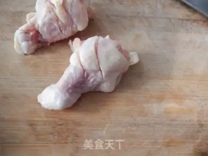 Make Black pepper potato wings step 1