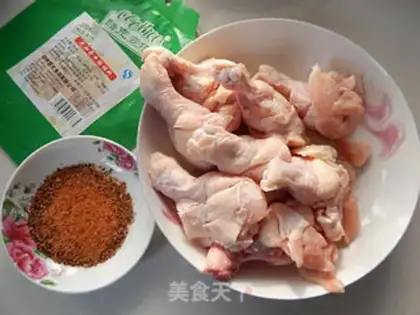 Make Black pepper potato wings step 2
