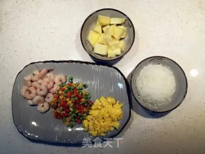 Make Pineapple rice step 5