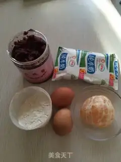 Make Orange rose muffin step 0