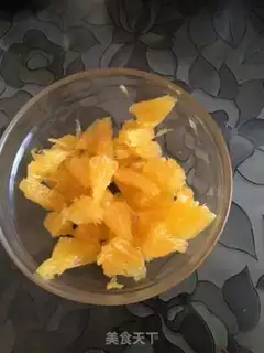 Make Orange rose muffin step 1