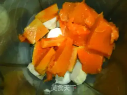 Make Pumpkin medicine milk step 6