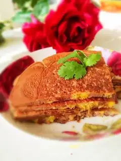Make Orange rose muffin step 7