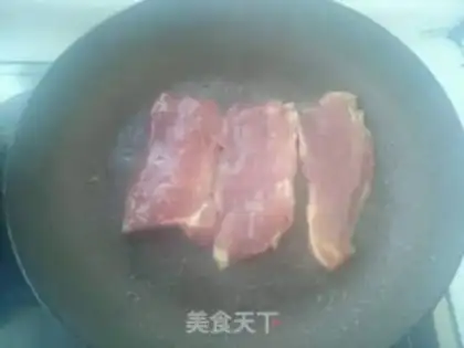 Make Fried plum meat step 4