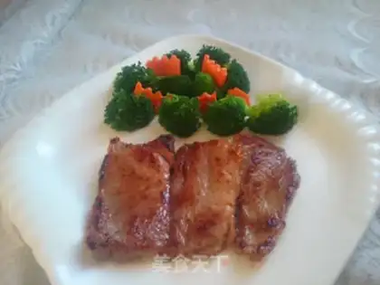 Make Fried plum meat step 5