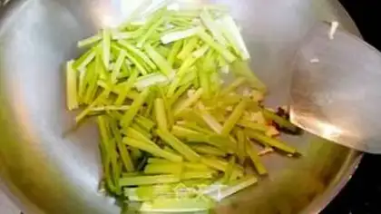 Make Fried celery step 4
