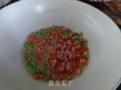 Make Curry ham and rice step 6