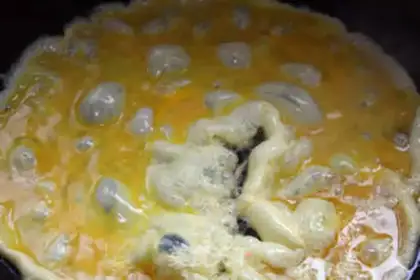 Make Homemade eggs onions step 2