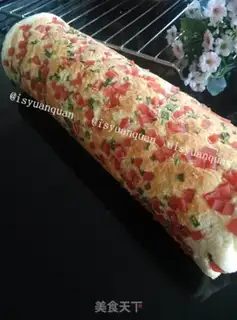 Make Onion ham roll step 10